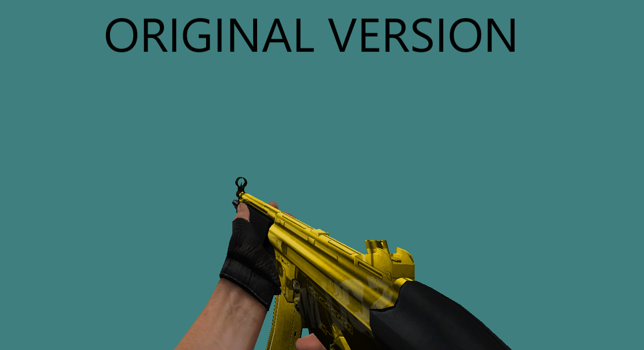 [CS 1.6 Models] Classic Golden MP5 - NightKillers CS 1.6
